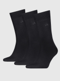 Black 3 Pack Classic Socks  Men