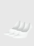White 3 Pack Footie Socks  Men