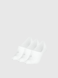 White 3 Pack Footie Socks  Women