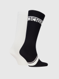 Black 2 Pack Crew Socks  Men