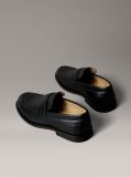 Black Leather Airfit® Cushioned Loafers  Men