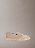 Beige Carlos - Suede Espadrille Loafers  Men