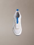 White Trailblazer — Mesh Mix Runner Trainers  Men