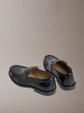 Black Moses - Leather Pleated Penny Loafers  Men