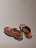 Brown Moses - Leather Pleated Penny Loafers  Men