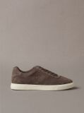 Brown Suede Low Profile Cupsole Sneakers  Men