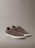 Brown Suede Low Profile Cupsole Sneakers  Men