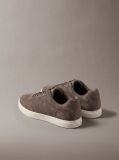 Brown Suede Low Profile Cupsole Sneakers  Men