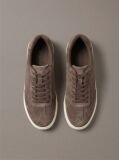 Brown Suede Low Profile Cupsole Sneakers  Men