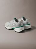 Λευκό Sneakers Από Πλεκτό Ύφασμα Και Μεταλλικές Λεπτομέρειες  Άνδρας
