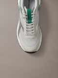 Λευκό Sneakers Από Πλεκτό Ύφασμα Και Μεταλλικές Λεπτομέρειες  Άνδρας