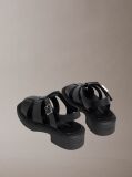Black Melanie - Leather Fisherman Sandals  Women