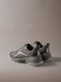 Grey Metallic Hike Runner Hybrid Sneakers  Women
