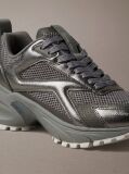 Grey Metallic Hike Runner Hybrid Sneakers  Women
