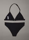 Black Girls Triangle Bikini Set - CK Monogram  Girls