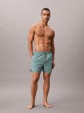 Green Solid Swim Shorts  Men