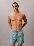 Green Solid Swim Shorts  Men