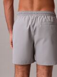 Grey Medium Drawstring Swim Shorts - CK Monogram  Men