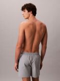 Grey Medium Drawstring Swim Shorts - CK Monogram  Men