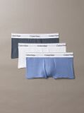 Multi 3 Pack Low Rise Trunks - Icon Cotton Stretch  Men