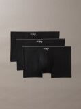 Black Graphic Monogram Cotton Stretch Trunks  Men