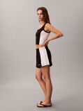 Black Cotton Jersey Beach Shorts  Women