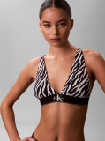 Multi Triangle Bralette - Graphic Monogram Microfibre Stretch  Women