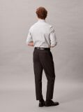 Grey Slim Fit Essential Stretch Poplin Shirt  Men