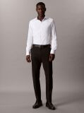 White Slim Fit Active Performance Shirt  Men