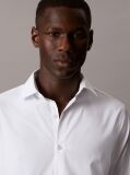 White Slim Fit Active Performance Shirt  Men