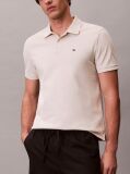 Beige Cotton Piqué Polo Shirt  Men