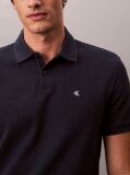 Μπλε Polo T-Shirt Από Βαμβάκι Πικέ  Άνδρας