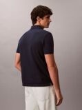 Μπλε Polo T-Shirt Από Βαμβάκι Πικέ  Άνδρας