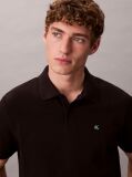 Μαύρο Polo T-Shirt Από Βαμβάκι Πικέ  Άνδρας