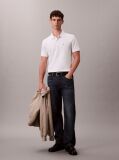 Λευκό Polo T-Shirt Από Βαμβάκι Πικέ  Άνδρας