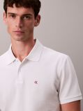 Λευκό Polo T-Shirt Από Βαμβάκι Πικέ  Άνδρας