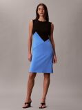 Multi Smooth Crepe Colour Block Dress  Women