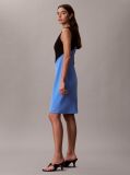 Multi Smooth Crepe Colour Block Dress  Women