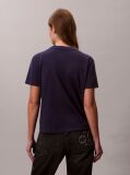 Blue Classic Foil Logo T-Shirt  Women