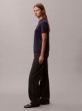 Blue Classic Foil Logo T-Shirt  Women