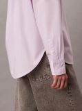 Purple Relaxed Cotton Poplin Shirt  Women