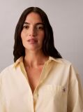 Beige Relaxed Cotton Poplin Shirt  Women