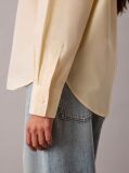 Beige Relaxed Cotton Poplin Shirt  Women
