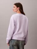 Purple Cotton Terry Monogram Sweatshirt  Women