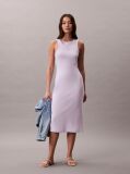 Purple Monogram Rib Midi Tank Dress  Women