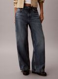 Denim Low Rise Twisted Baggy Jeans  Women