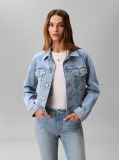 Denim Κοντό Denim Trucker Τζάκετ   Γυναίκα