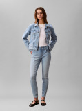 Denim Κοντό Denim Trucker Τζάκετ   Γυναίκα
