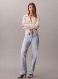 Denim High Rise Straight Jeans  Women