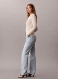 Denim High Rise Straight Jeans  Women